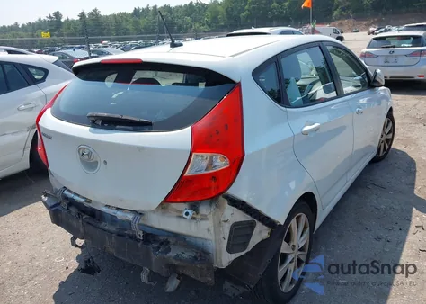 2013 Hyundai Accent Se из США, поврежденный, VIN KMHCU5AE9DU102884